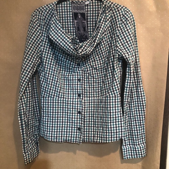 L.A.M.B. Fall '08 Neckerchief Button Down Sz 10 - Picture 5 of 8